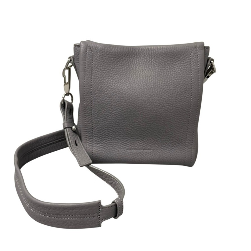 Alexander Wang Rockstud Crossbody Bag Gray Pebbled Leather Studded